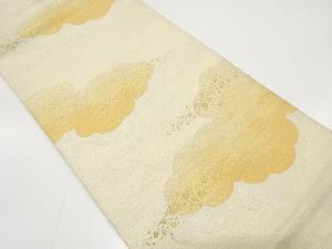 アンティーク　明綴れ　雲に切金模様織り出し袋帯（材料）